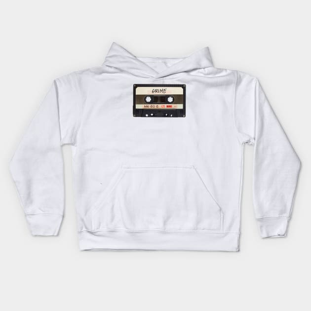 Grime Cassette - Music Kids Hoodie by lukassfr